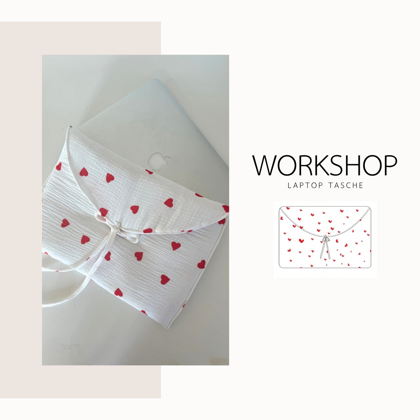WORKSHOP "Cassie Laptop Tasche"