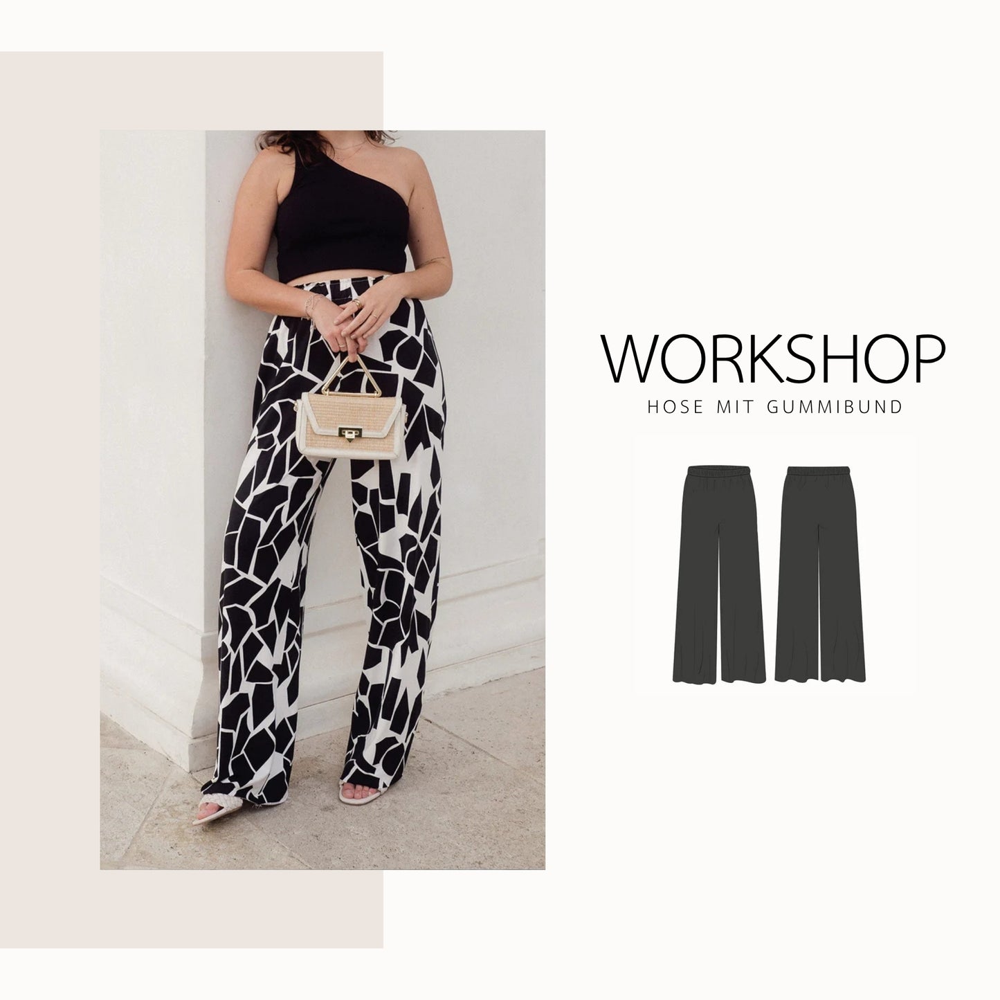 WORKSHOP "Ivy Hose mit Gummibund"