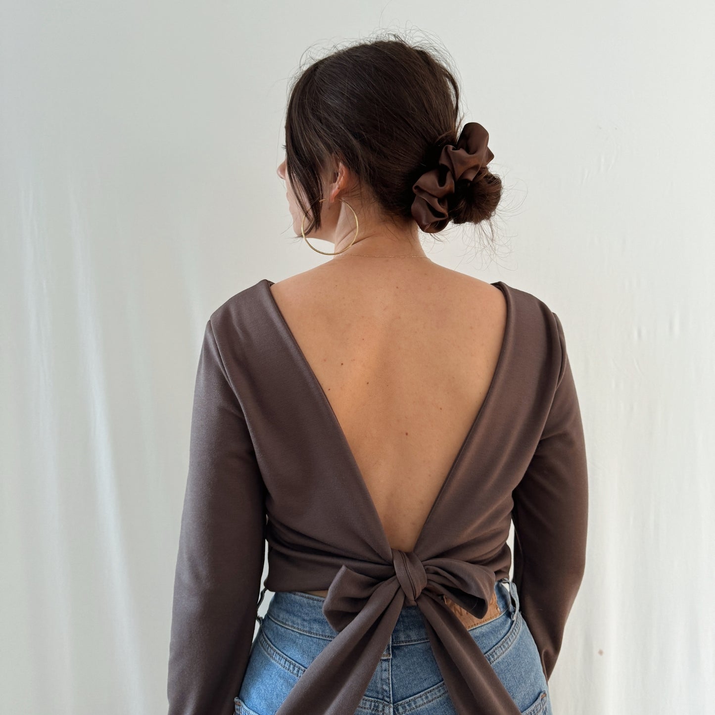Zoe Blouse PDF Sewing Pattern | open back blouse | XS–2XL