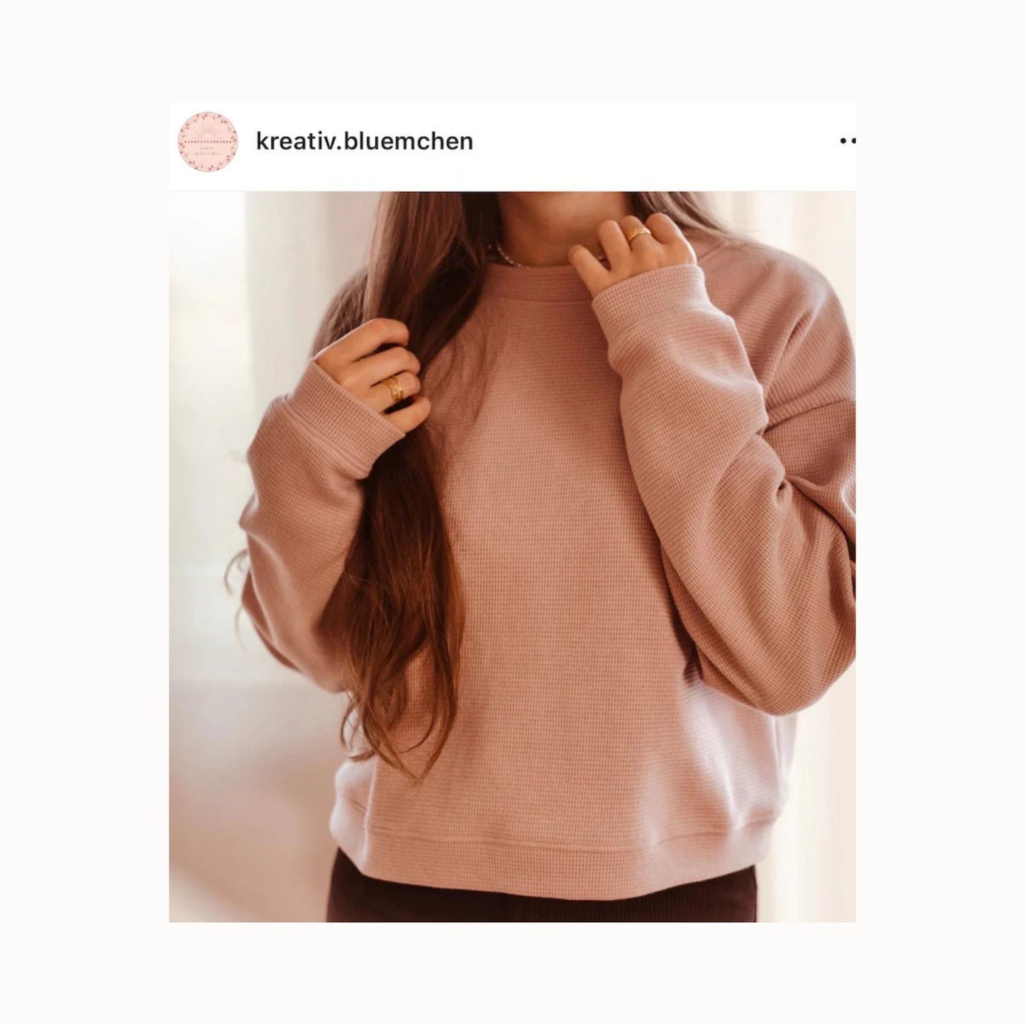 Ella Sweatshirt PDF Sewing Pattern | unisex sweatshirt | XXS–4XL