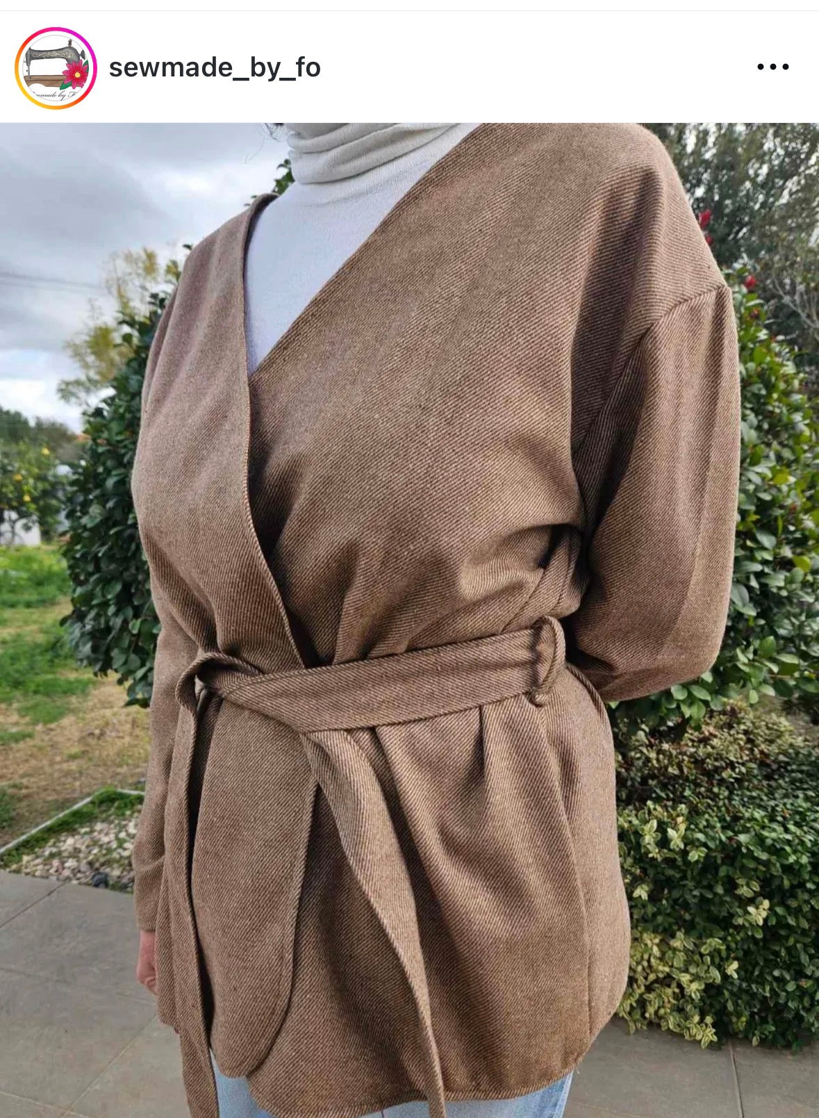KYLIE Jacket PDF Sewing Pattern | jacket with belt | XS–5XL