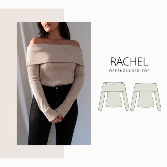 Rachel Offshoulder Top PDF Sewing Pattern | offshoulder top | XXS–2XL