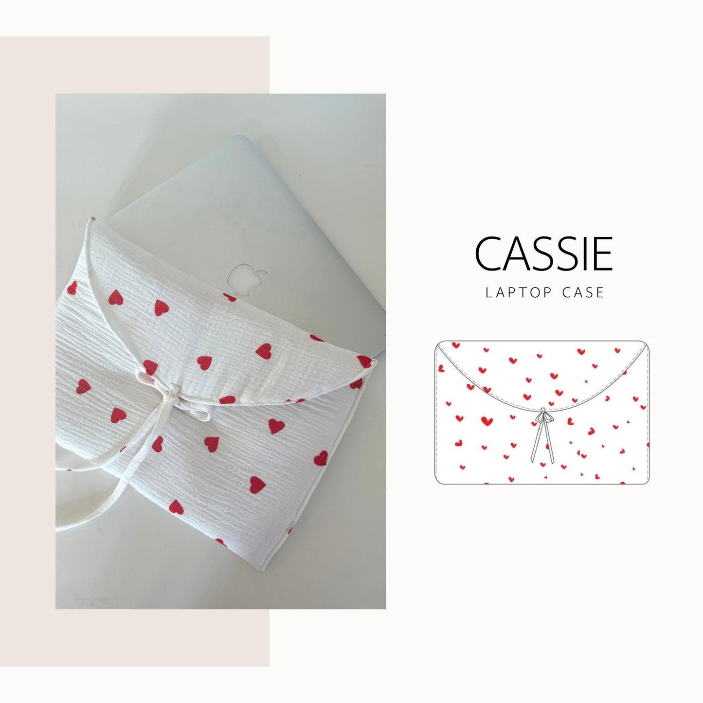 Laptop Case PDF Sewing Pattern | 12 - 16Zoll |