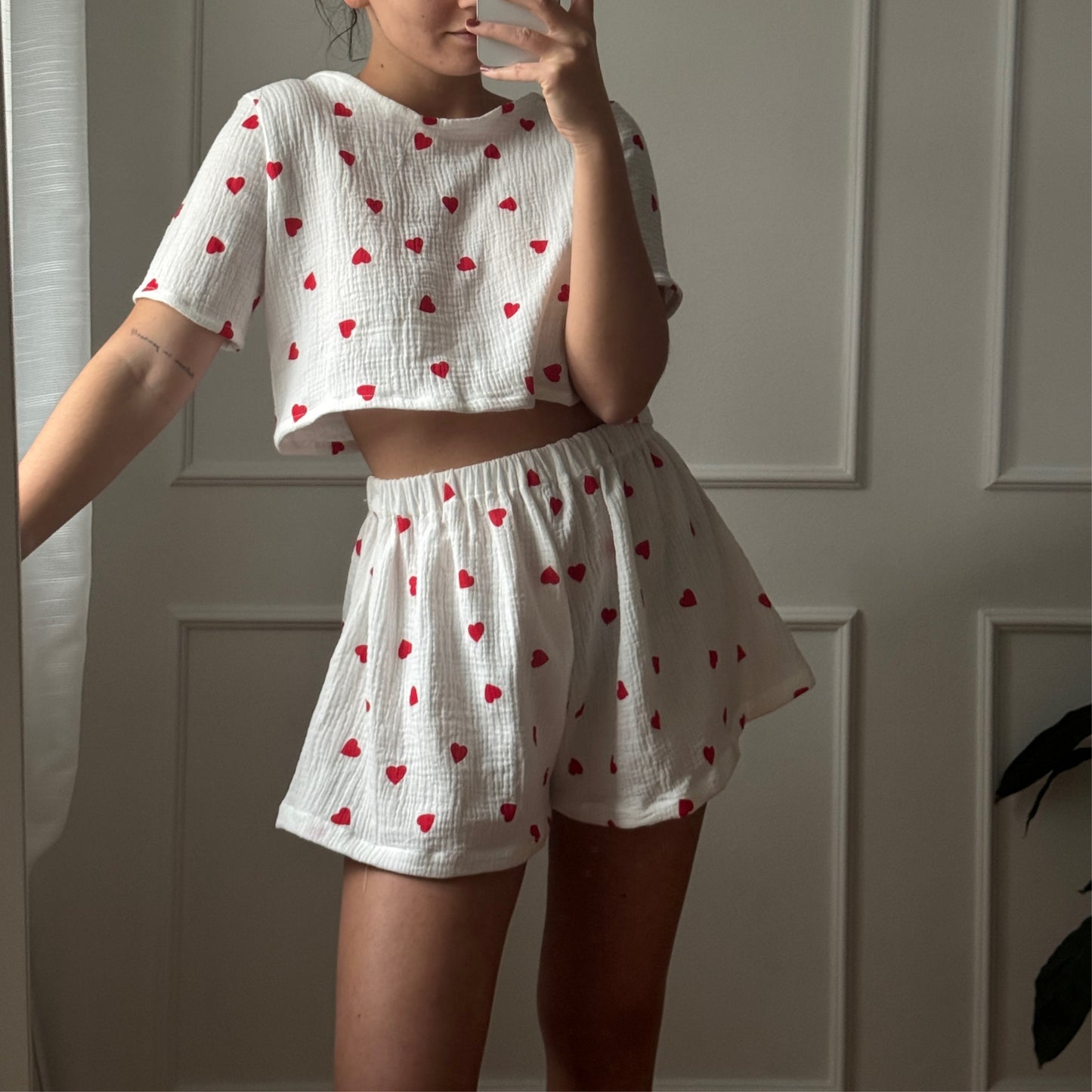 Pyjama Set PDF Sewing Pattern | shorts & top | XXS–2XL