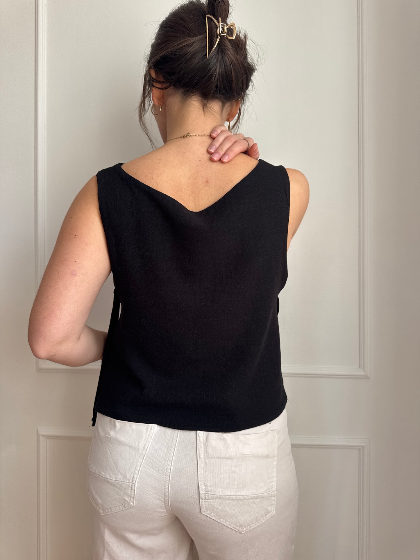 LOLA Blouse PDF Sewing Pattern | blouse with side ties | 2XS–4XL