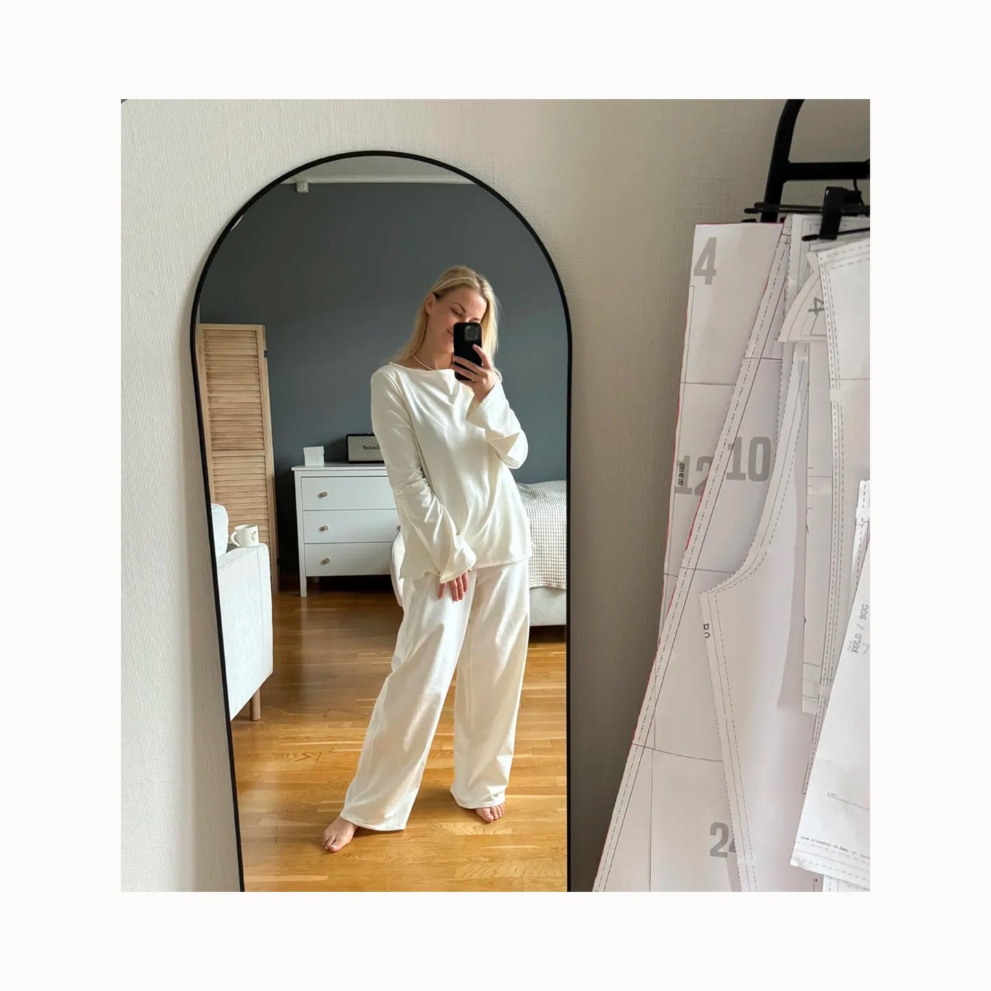 Loungewear Set PDF Sewing Pattern | Pants & top | XXS–2XL