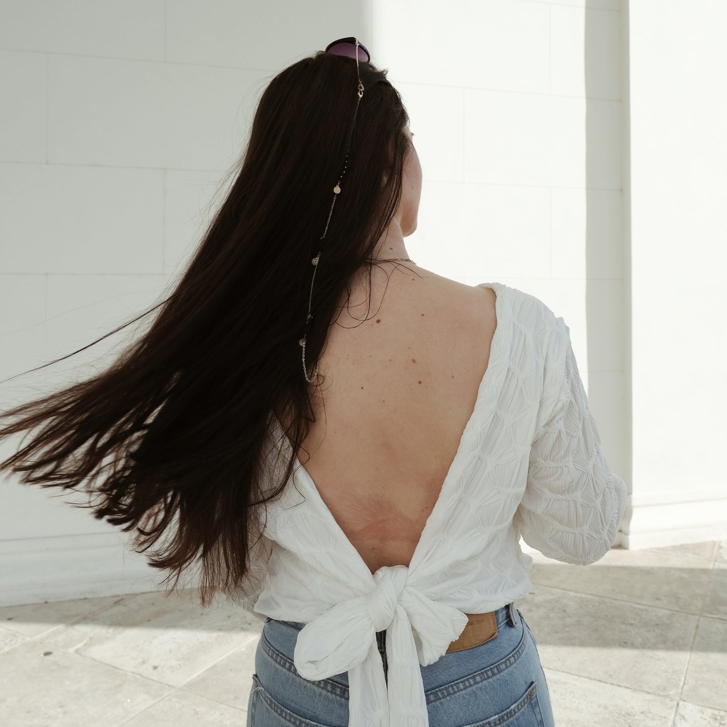 Zoe Blouse PDF Sewing Pattern | open back blouse | XS–2XL
