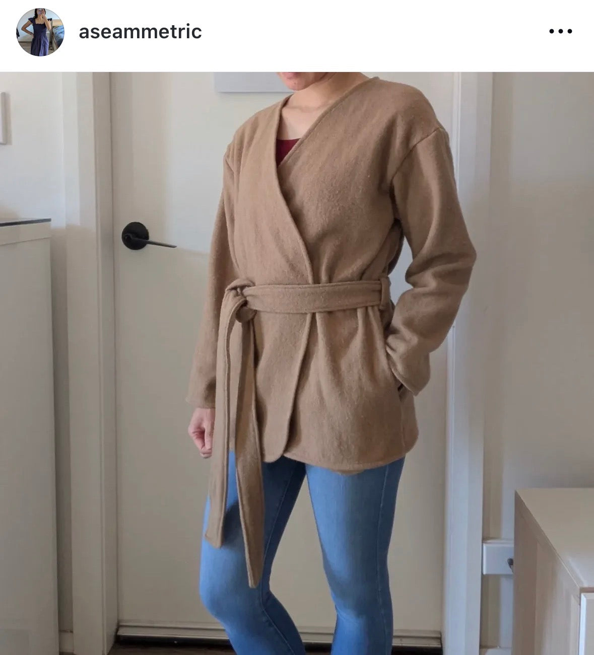 KYLIE Jacket PDF Sewing Pattern | jacket with belt | XS–5XL