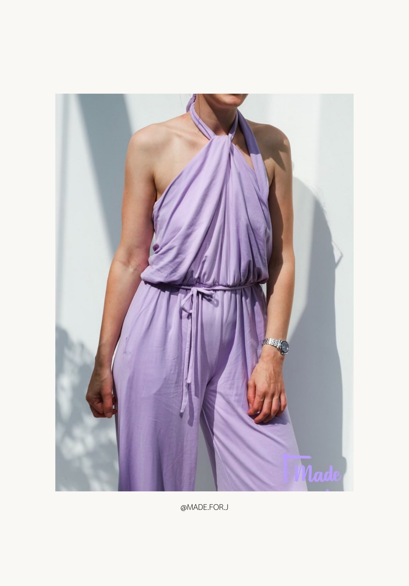 Gloria Jumpsuit PDF Sewing Pattern | Twist Neck Jumpsuit | XXS–4XL