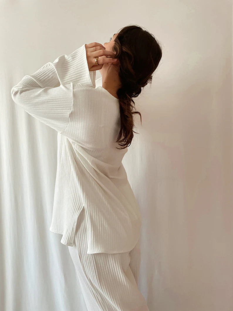 Phoebe long sleeve top | digital sewing pattern | XXS - XXL | loungewear top