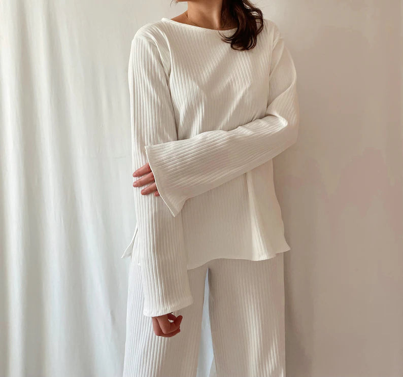 Phoebe long sleeve top | digital sewing pattern | XXS - XXL | loungewear top